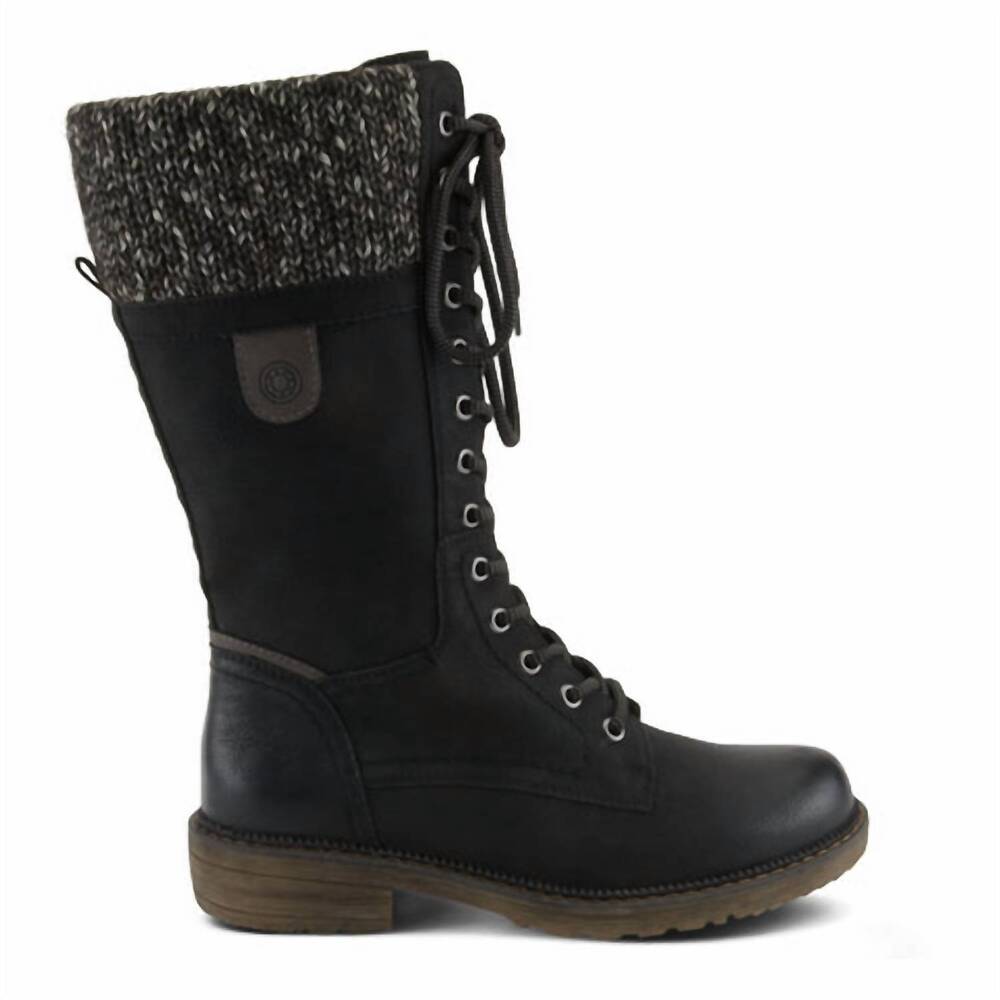 NEW SPRING STEP SHOES women's yoesmite tall western boots in black